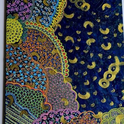 Contemporary Singa Rangoli