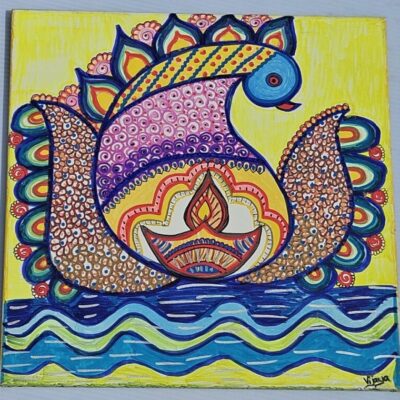 Peacock on Water