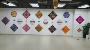 Singa Rangoli exhibition at Tekka Place Singapore